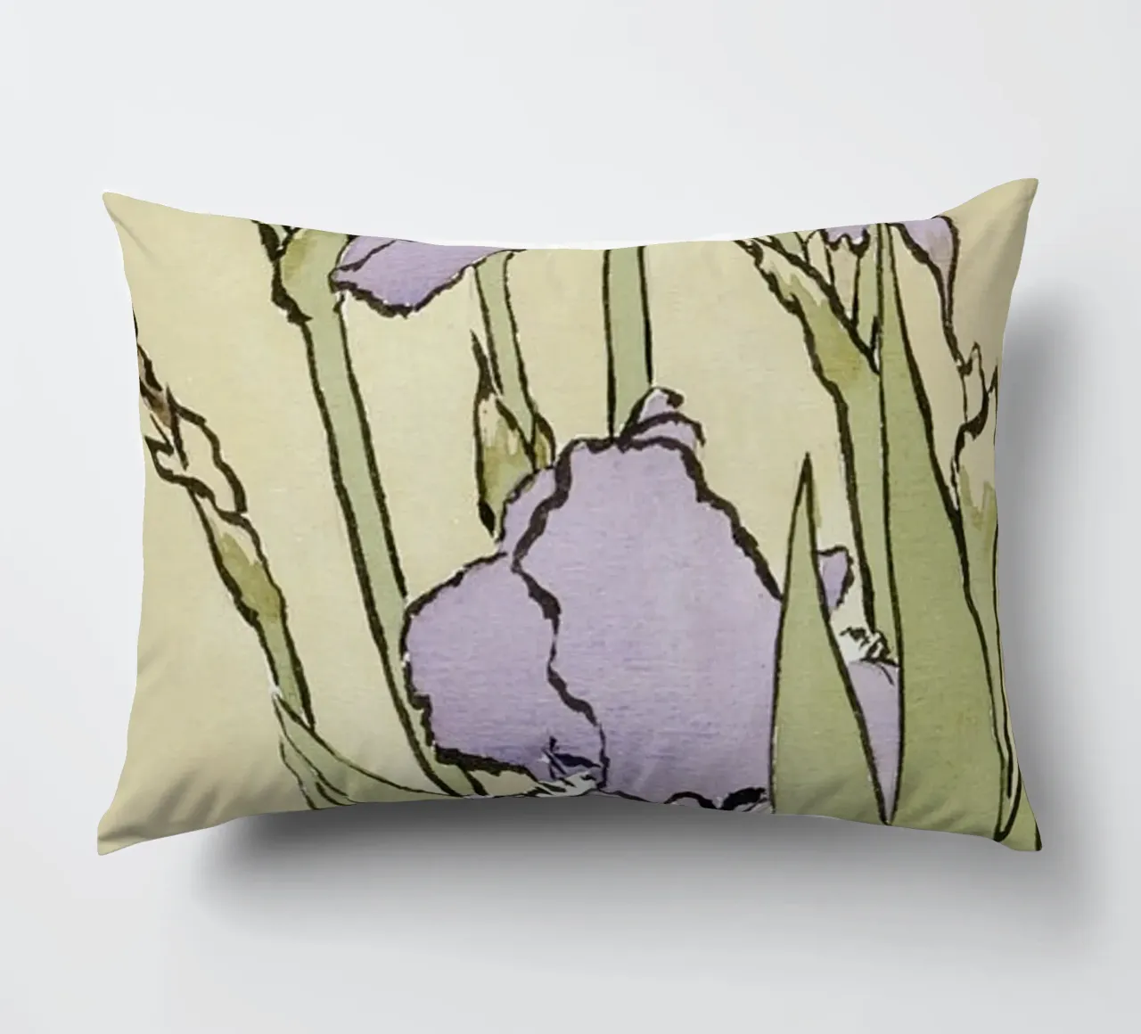 Hannah Overbeck: Iris - Arti e mestieri botanici (1915) cuscino da ClubArt