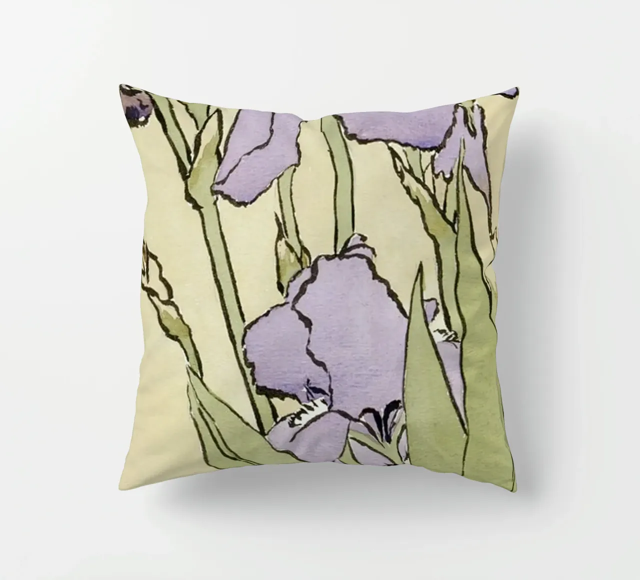 Hannah Overbeck: Iris - Arti e mestieri botanici (1915) cuscino da ClubArt