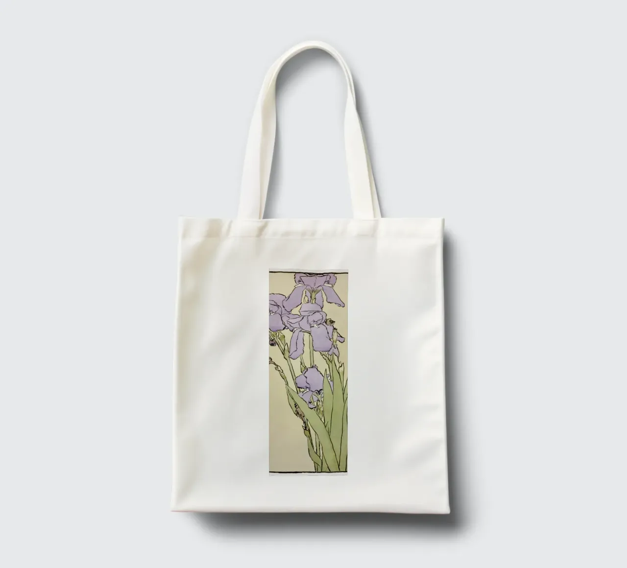 Hannah Overbeck: Iris - Arti e mestieri botanici (1915) borsa in juta da ClubArt