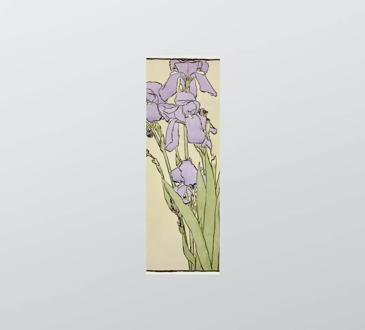 Hannah Overbeck: Iris - Arts & Crafts Botanical (1915) sticker by ClubArt