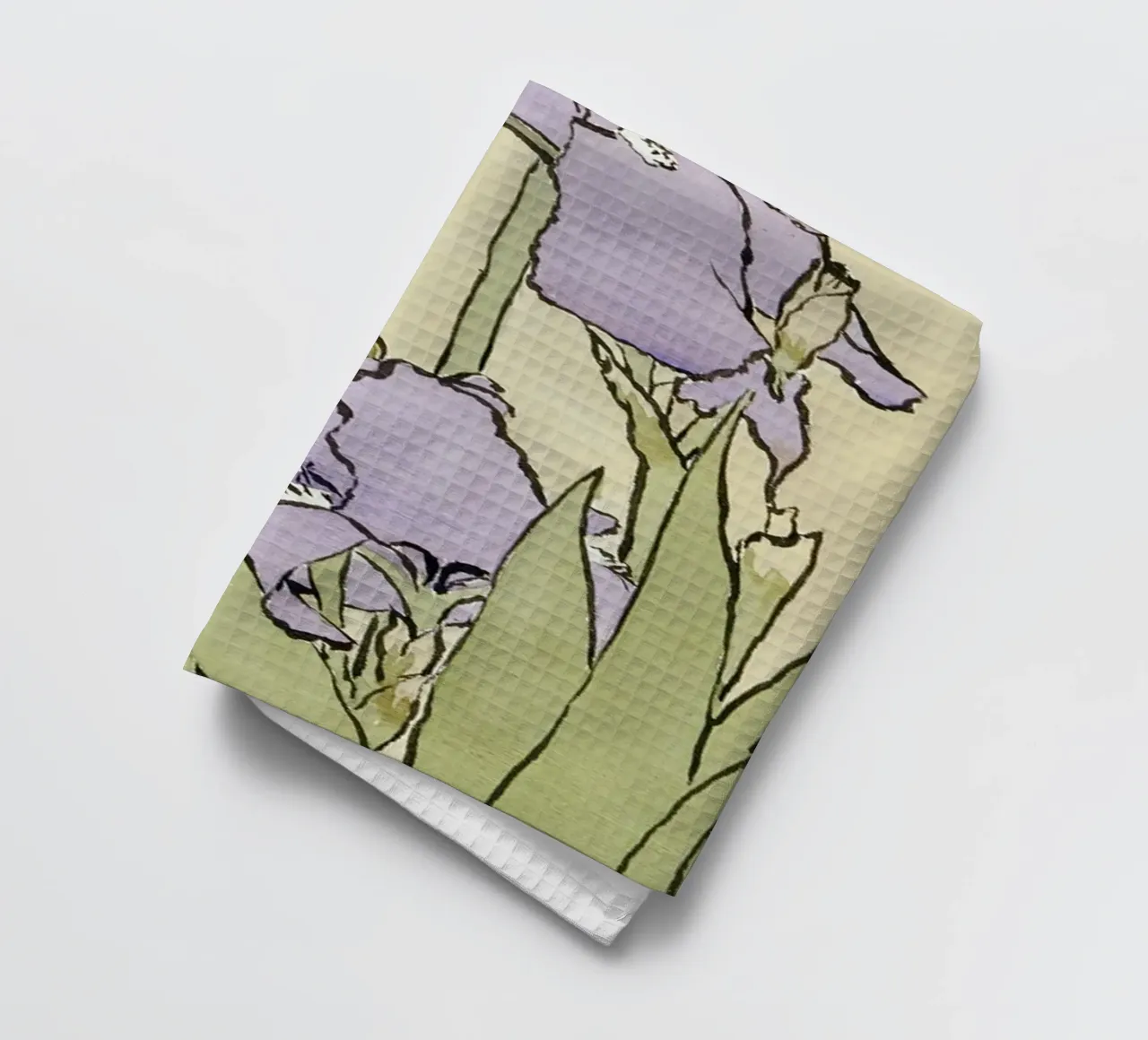 Hannah Overbeck: Iris - Arti e mestieri botanici (1915) canovaccio da cucina da ClubArt