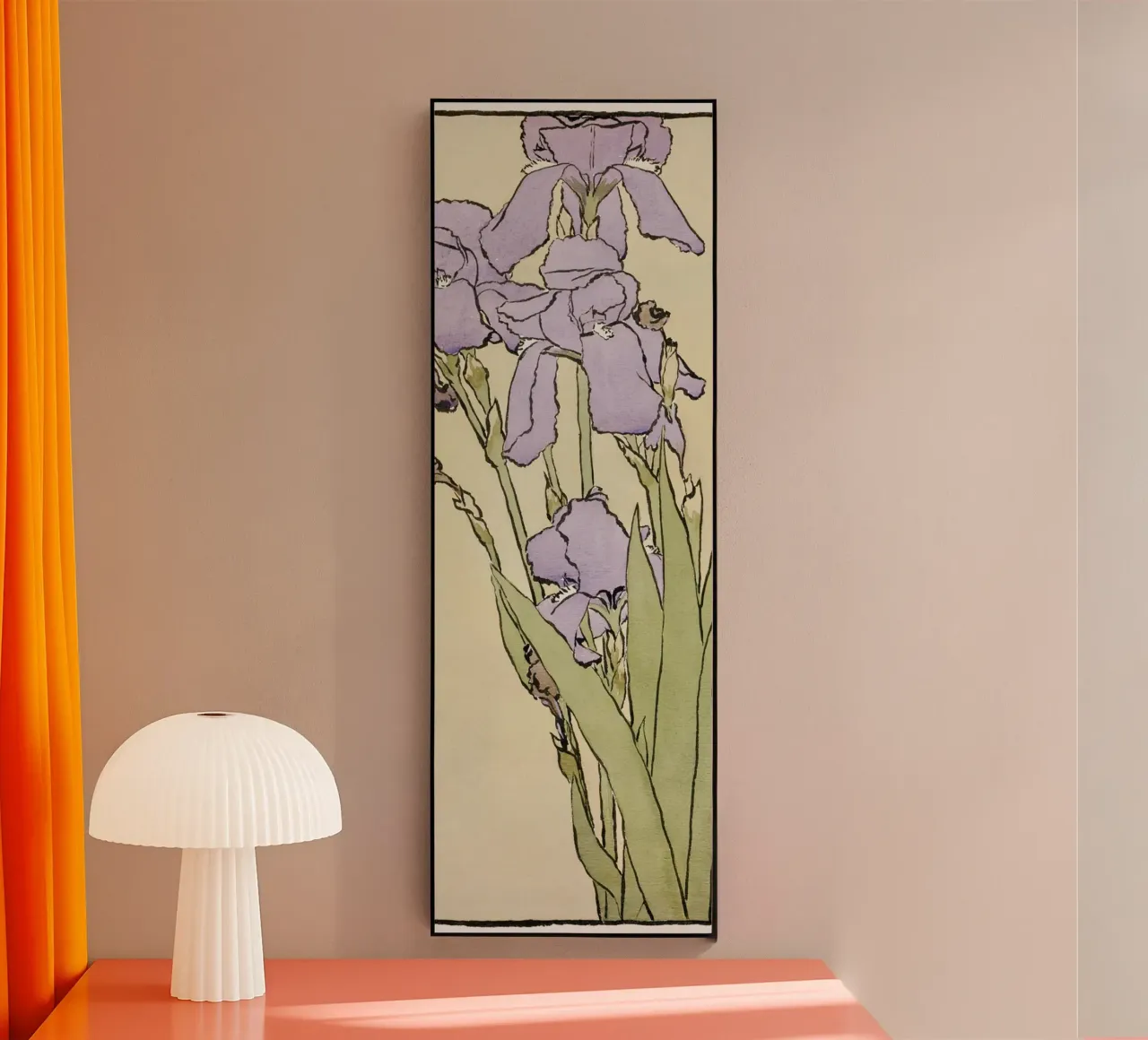 Hannah Overbeck: Iris - Arti e mestieri botanici (1915) plexiglass da ClubArt