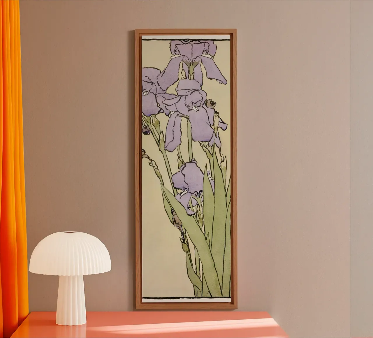 Hannah Overbeck: Iris - Arti e mestieri botanici (1915) alluminio dibond da ClubArt
