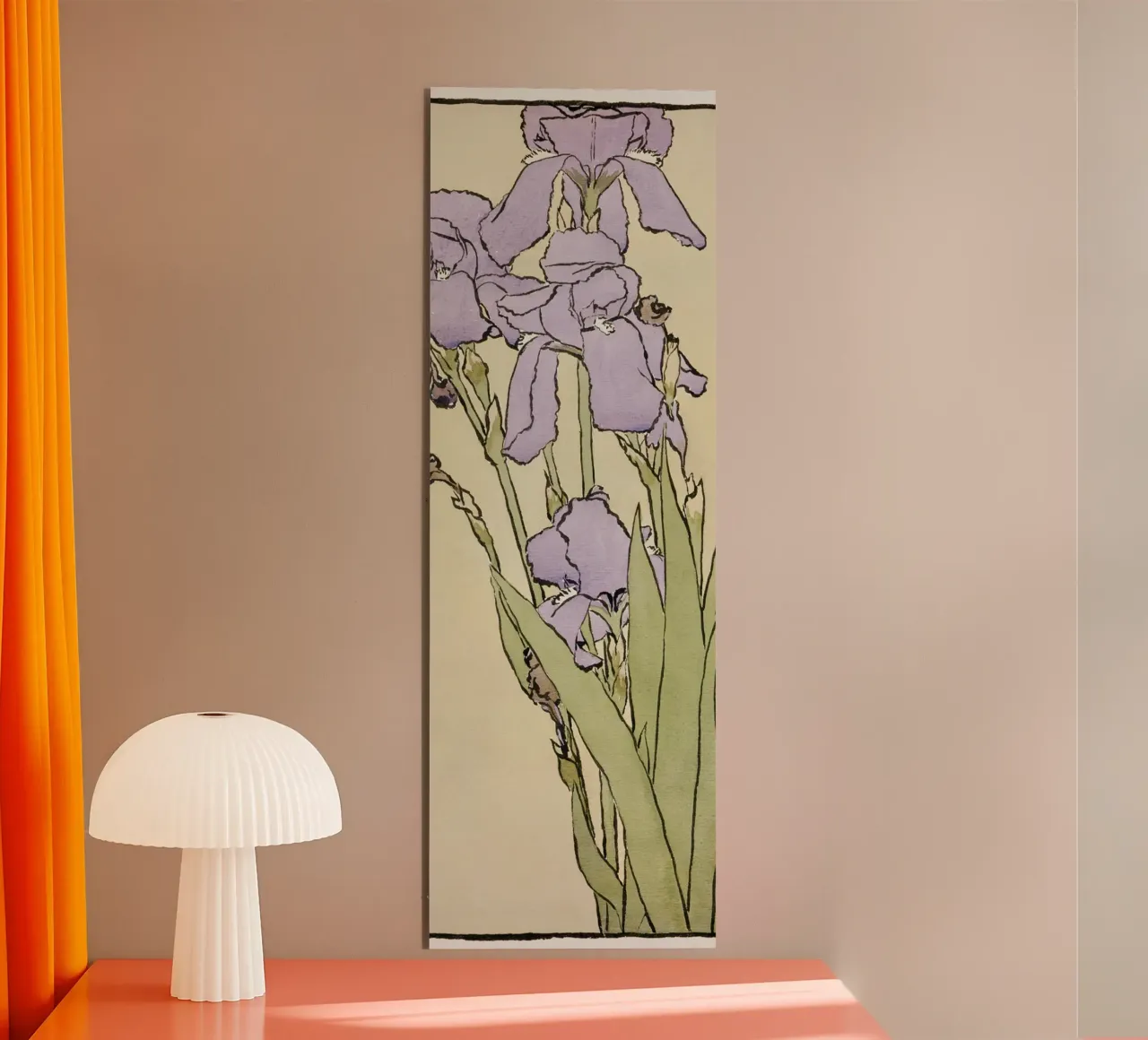 Hannah Overbeck: Iris - Arti e mestieri botanici (1915) alluminio dibond da ClubArt