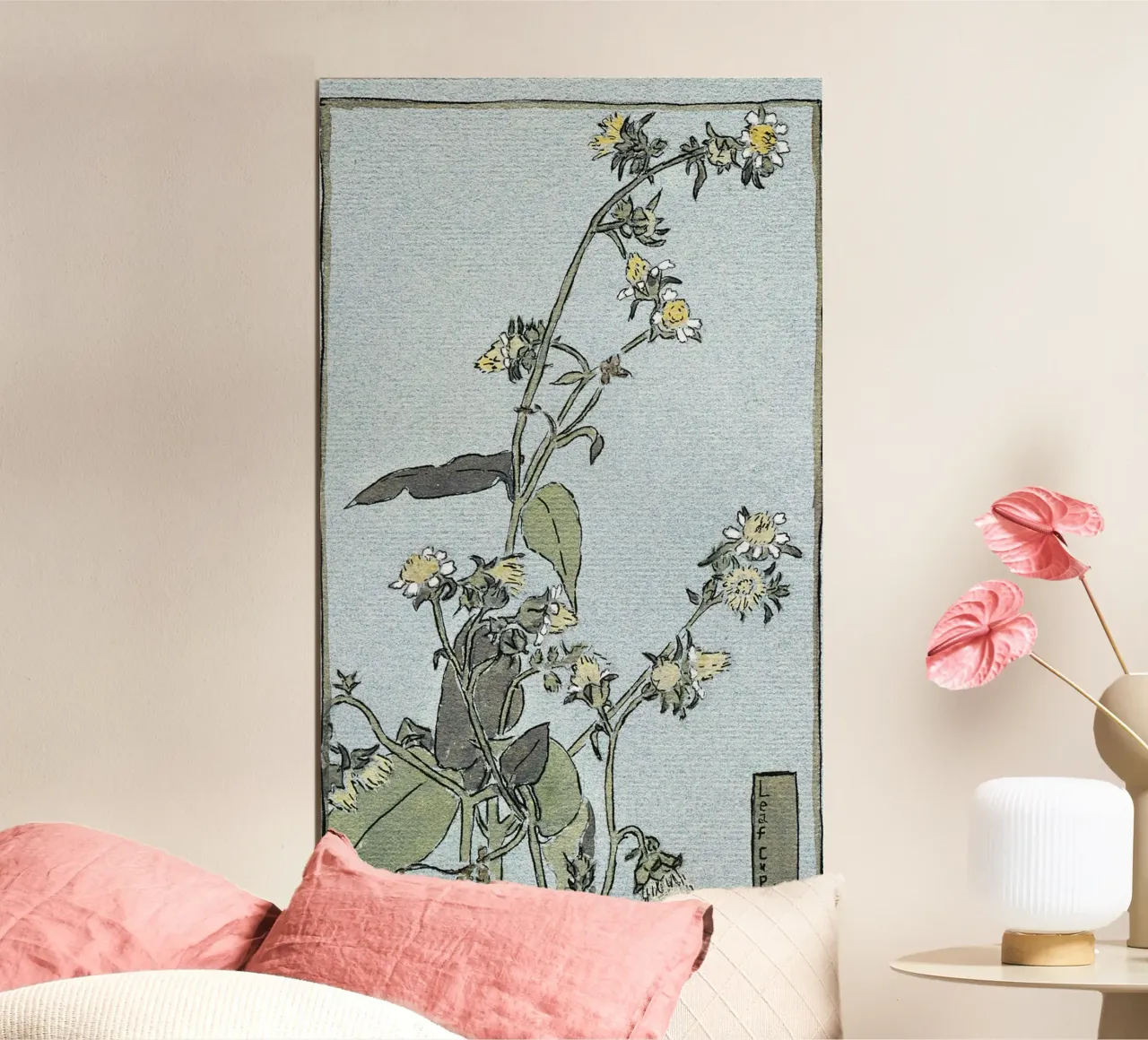 Hannah Overbeck: Coppa di foglie - Arti e Mestieri Botanici (1915) poster da ClubArt