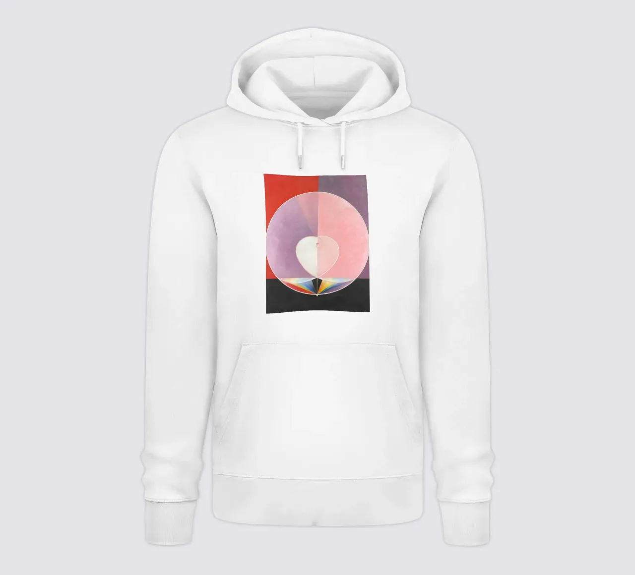 Colombe di Hilma af Klint n. 2 (1915) felpa con cappuccio da Venus Art