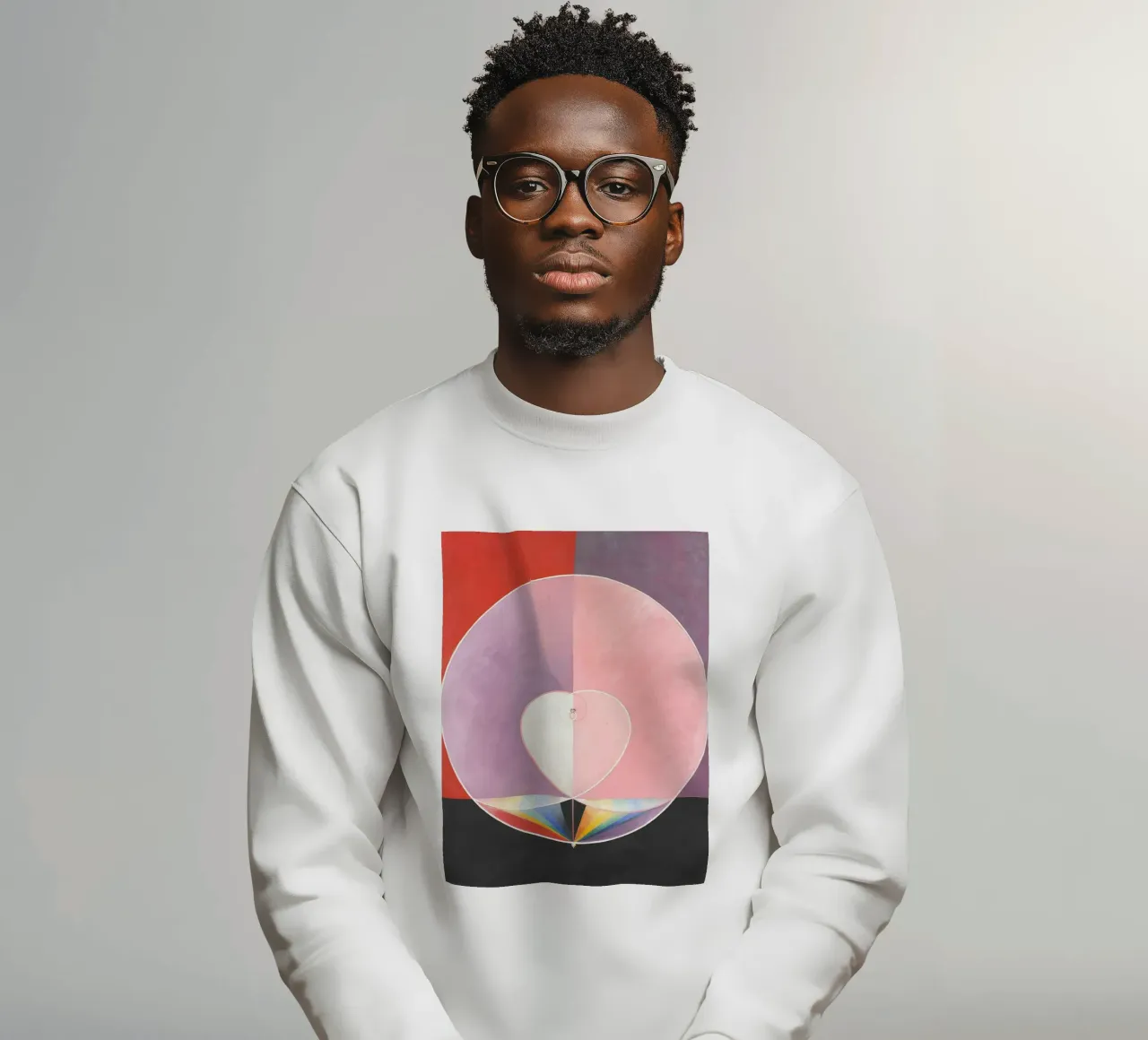 Colombe di Hilma af Klint n. 2 (1915) felpa da Venus Art