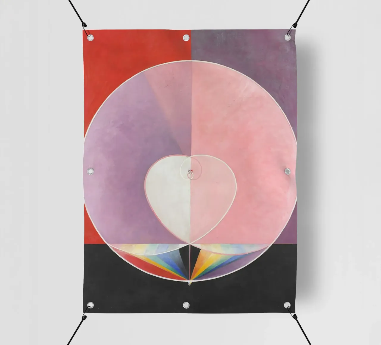 Colombe di Hilma af Klint n. 2 (1915) telo in pvc da Venus Art