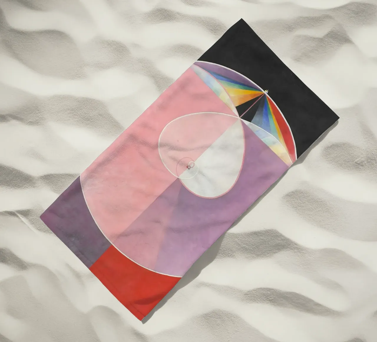 Colombe di Hilma af Klint n. 2 (1915) telo mare da Venus Art