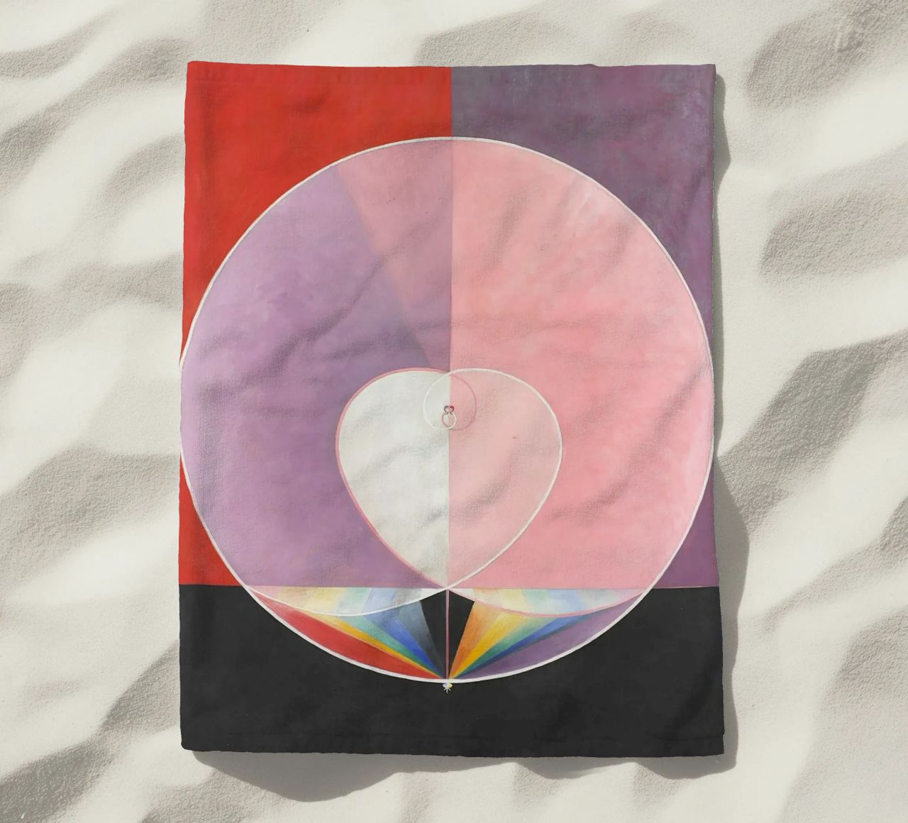Colombe di Hilma af Klint n. 2 (1915) telo mare da Venus Art