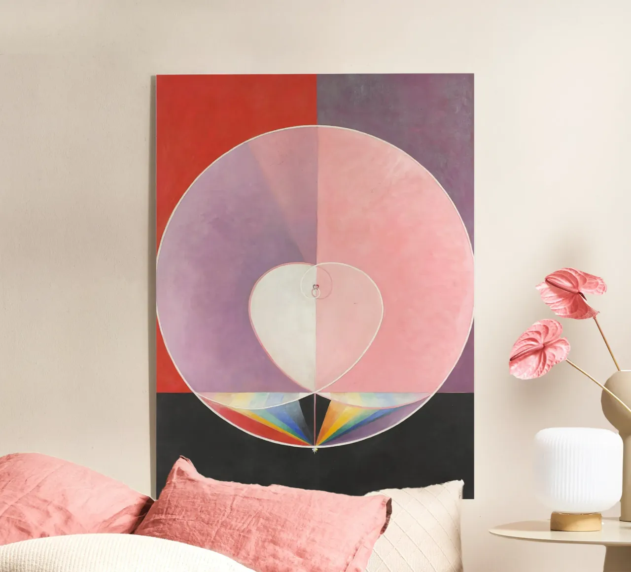 Hilma af Klint's Doves No. 2 (1915) acrylic glass by Venus Art