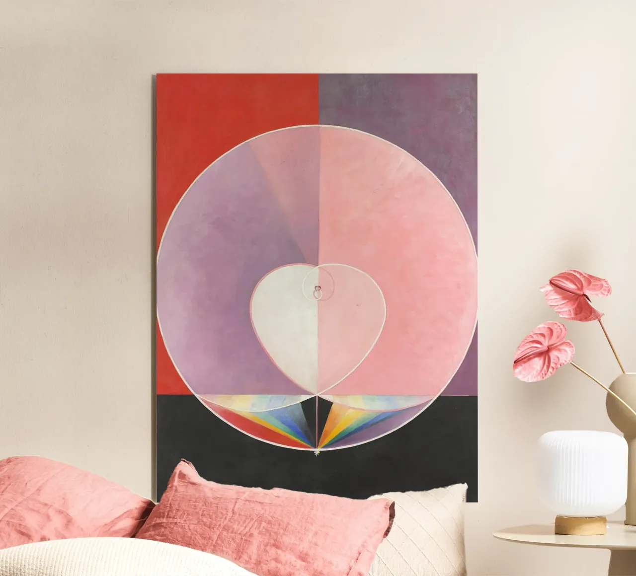 Colombe di Hilma af Klint n. 2 (1915) pannello forex da Venus Art