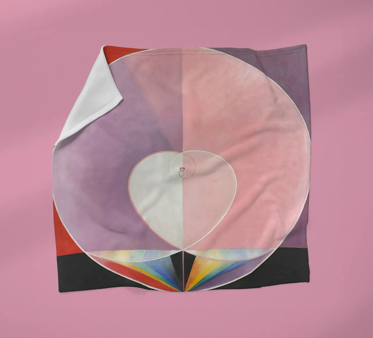 Palomas nº 2 de Hilma af Klint (1915) manta de franela de Venus Art