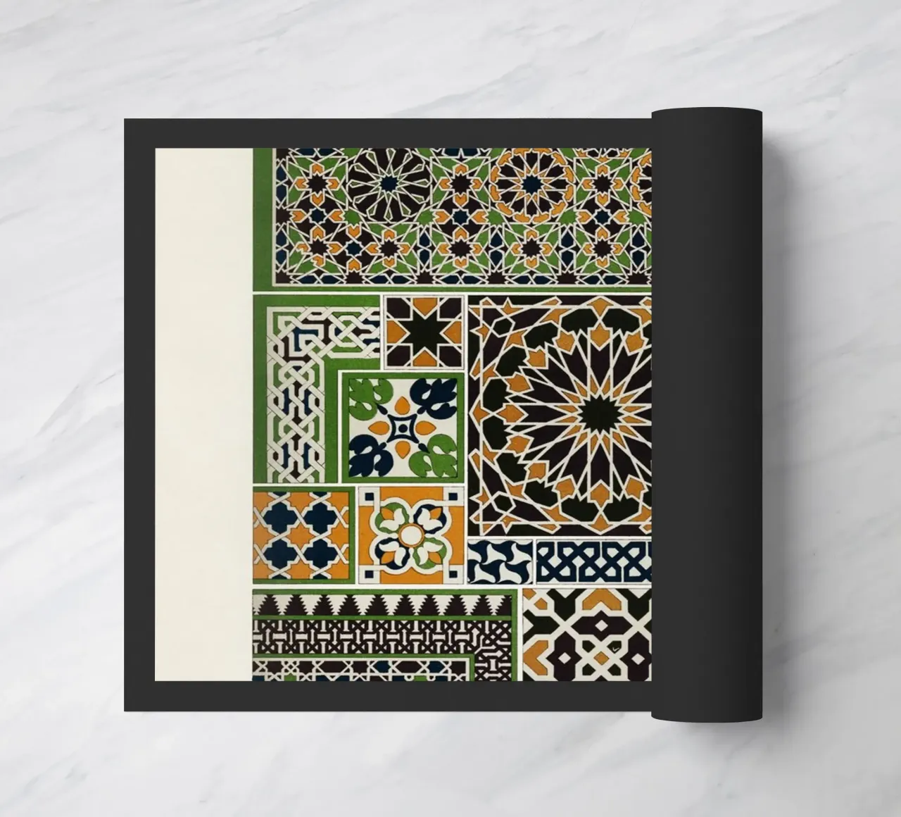 Albert Racine: Moresque Patterns - Vintage Islamic Geometric zerbino da ClubArt