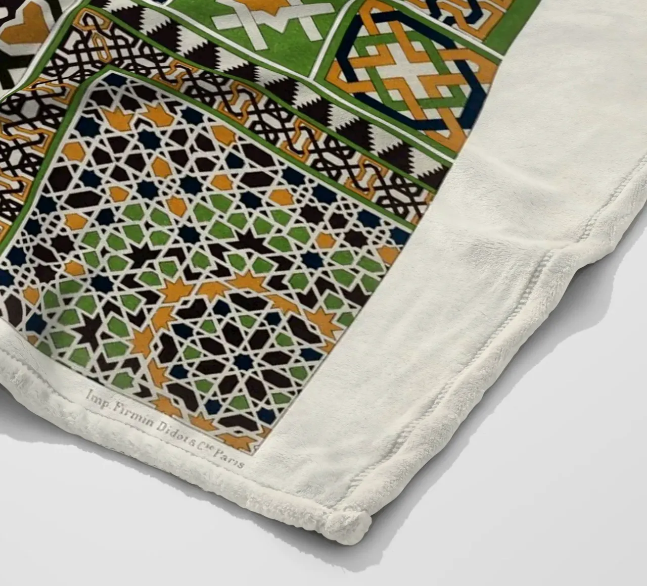Albert Racine: Moresque Patterns - Vintage Islamic Geometric coperta in pile da ClubArt