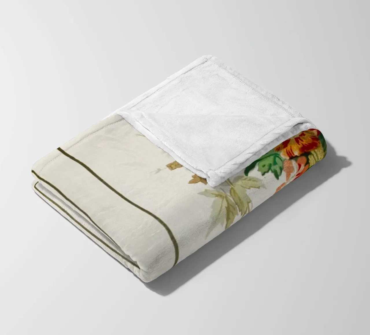 Digby Wyatt : Tentures florales en papier - Art botanique victorien plaid polaire de ClubArt