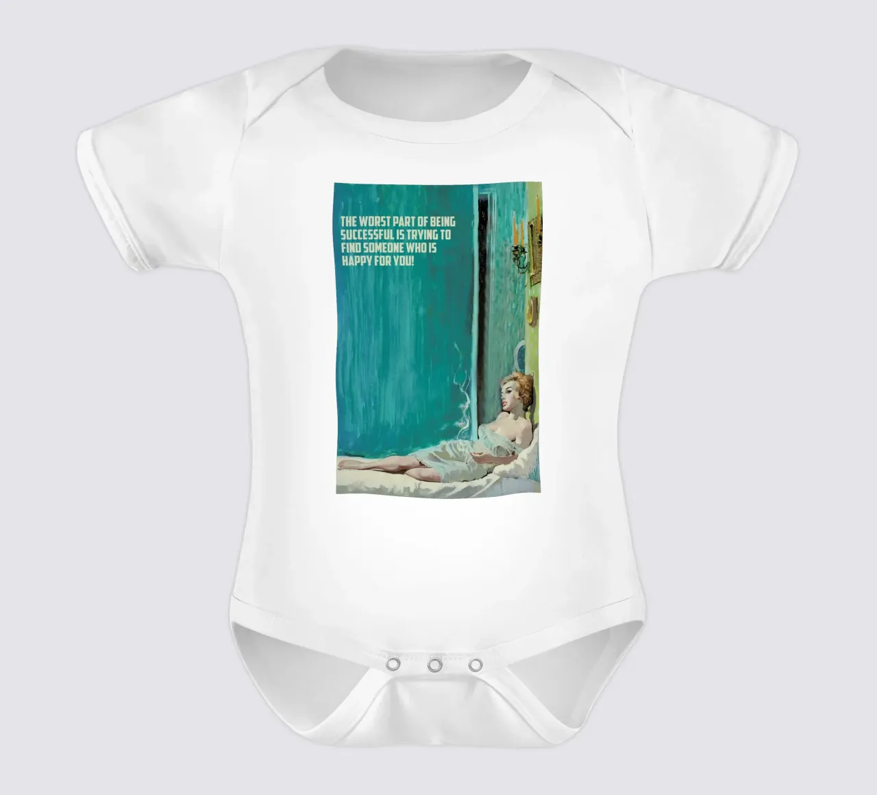 The Worst Part Of Being body neonato maniche corte da Gallery Print and Art Limited