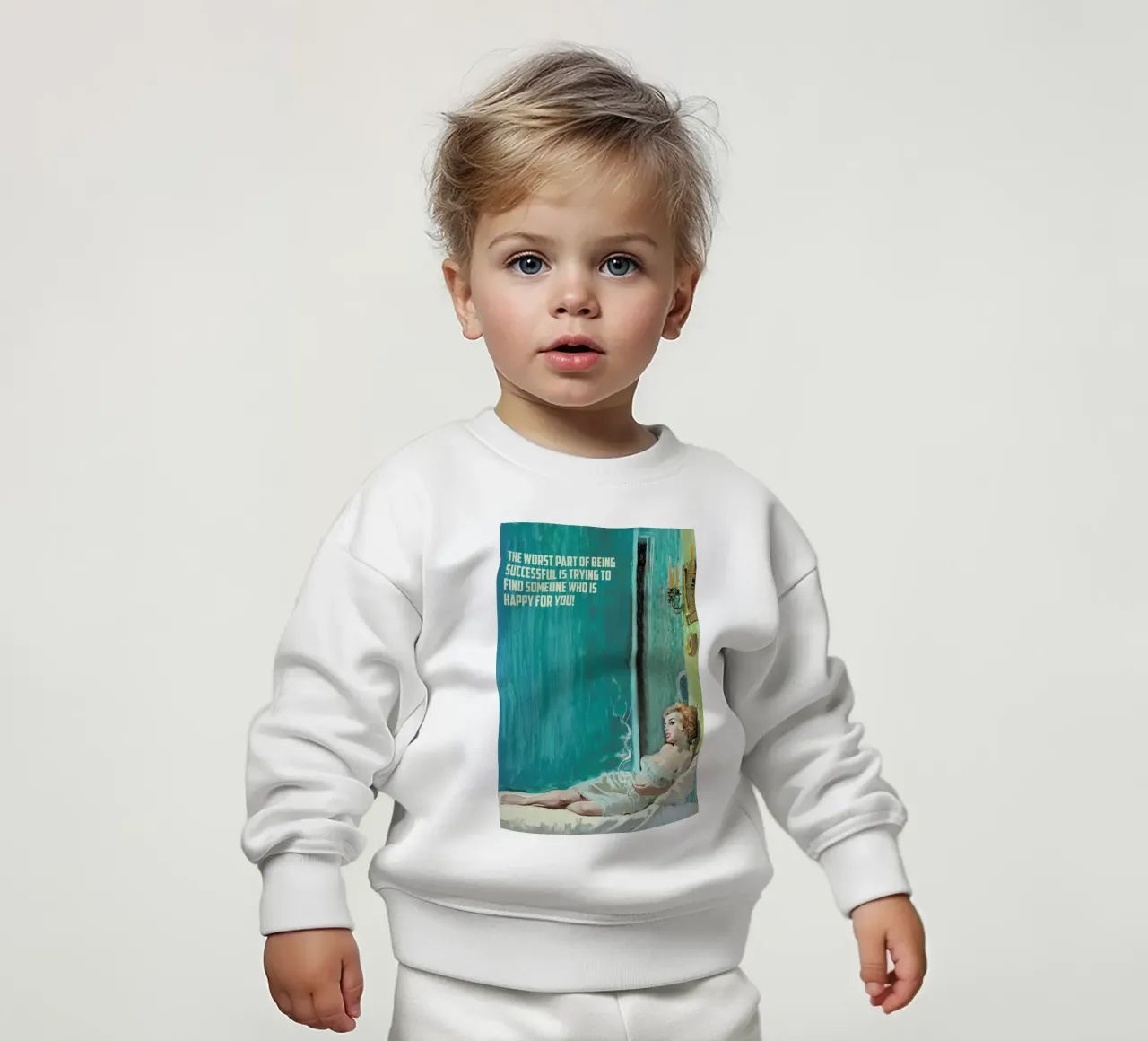 The Worst Part Of Being Baby Sweatshirt von Gallery Print and Art Limited