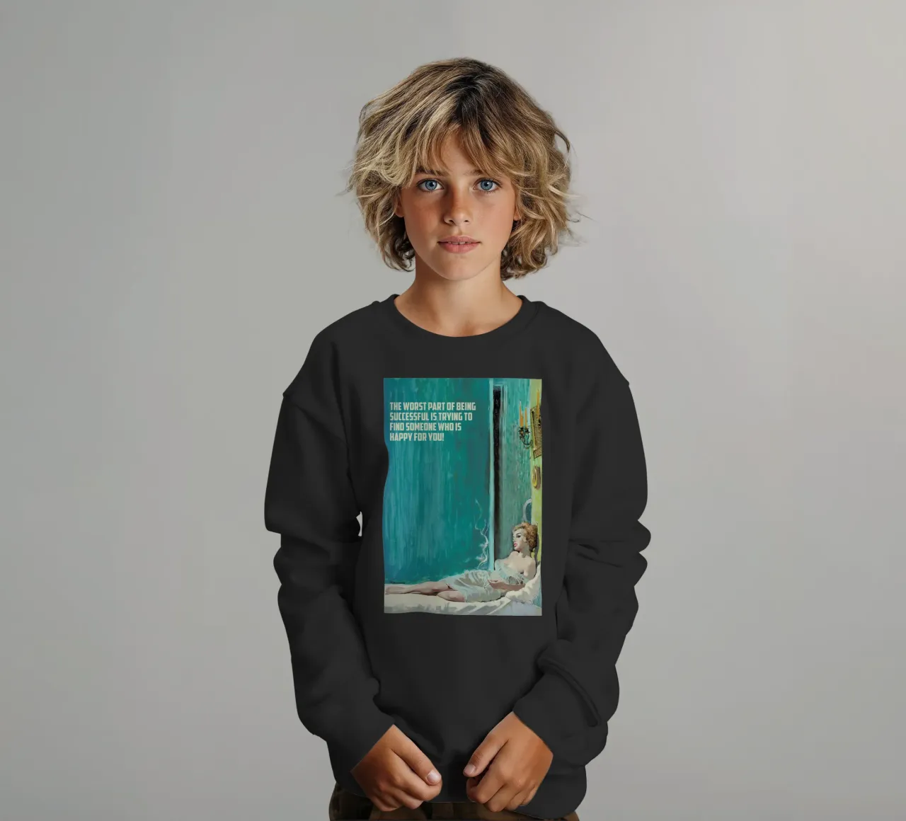 The Worst Part Of Being felpa bambino da Gallery Print and Art Limited