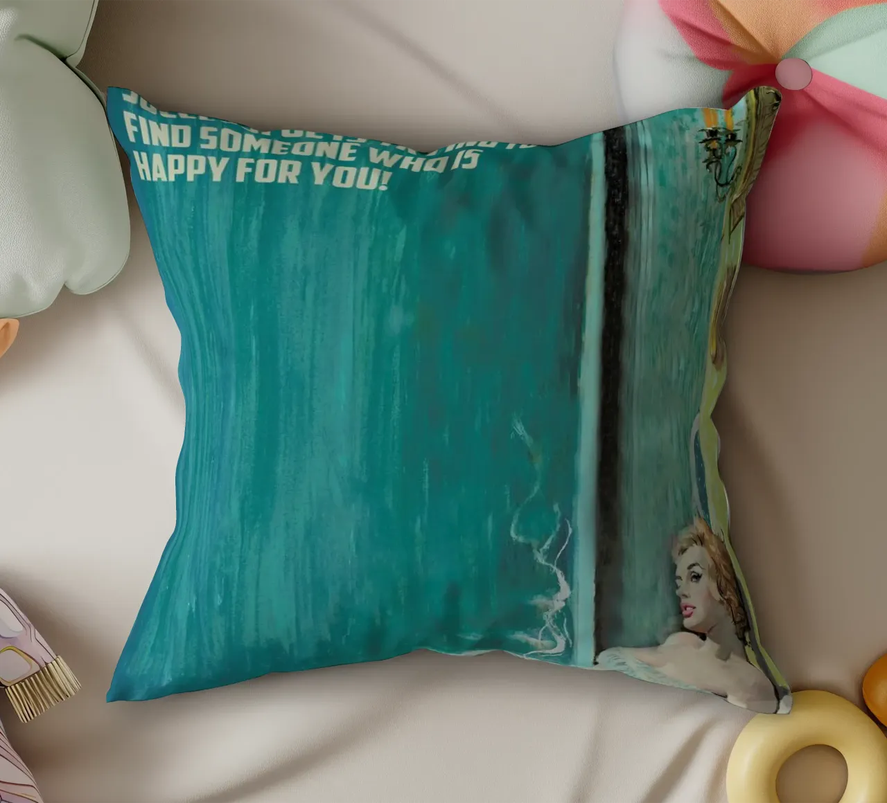 The Worst Part Of Being cuscino da Gallery Print and Art Limited