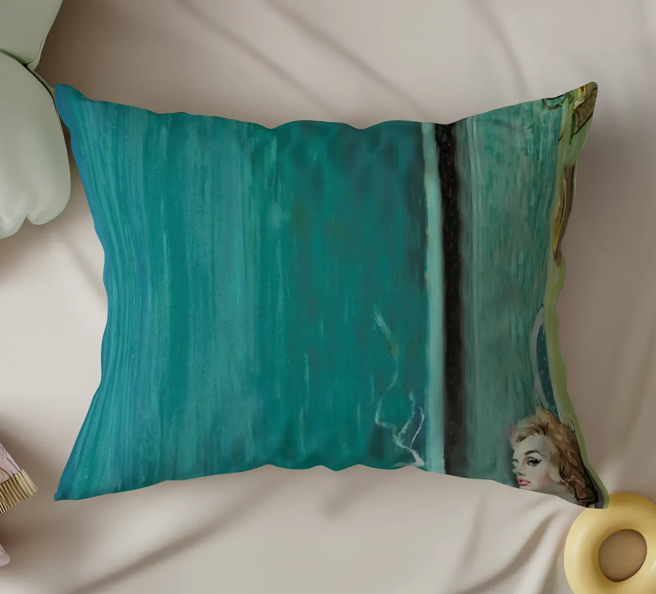 The Worst Part Of Being cuscino da Gallery Print and Art Limited