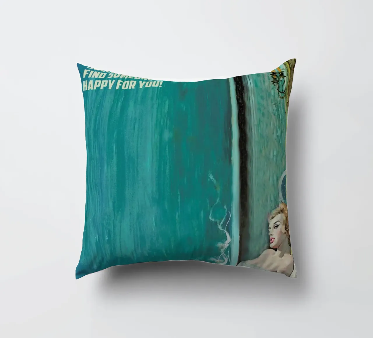 The Worst Part Of Being cuscino da Gallery Print and Art Limited