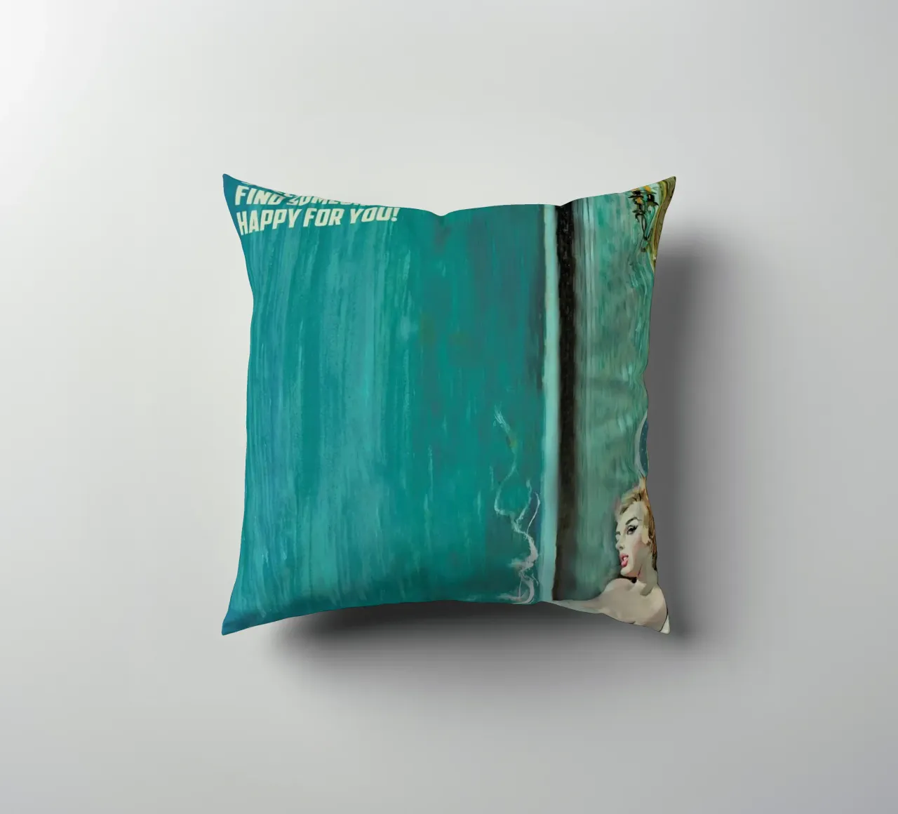 The Worst Part Of Being cuscino da Gallery Print and Art Limited