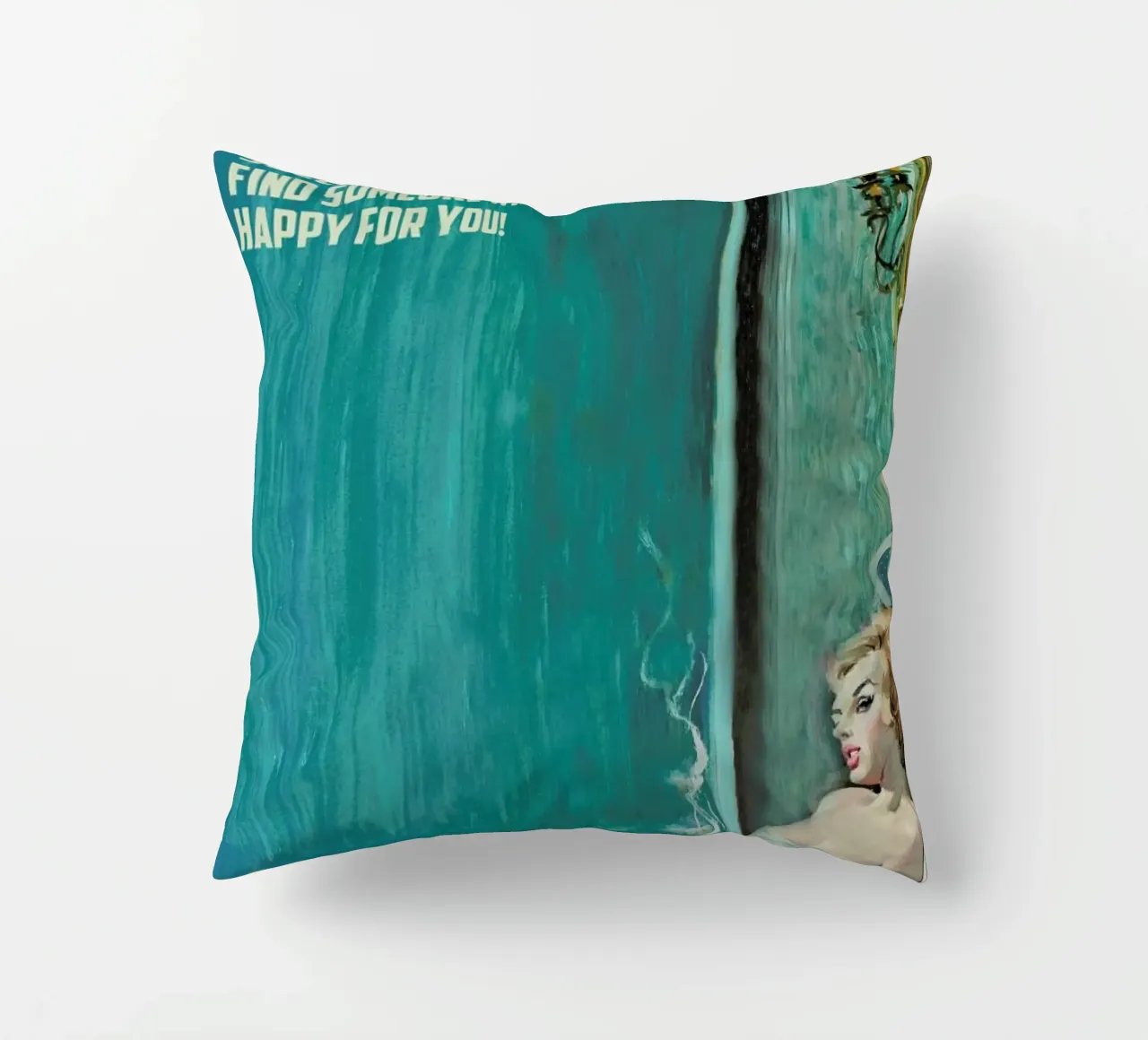 The Worst Part Of Being cuscino da Gallery Print and Art Limited