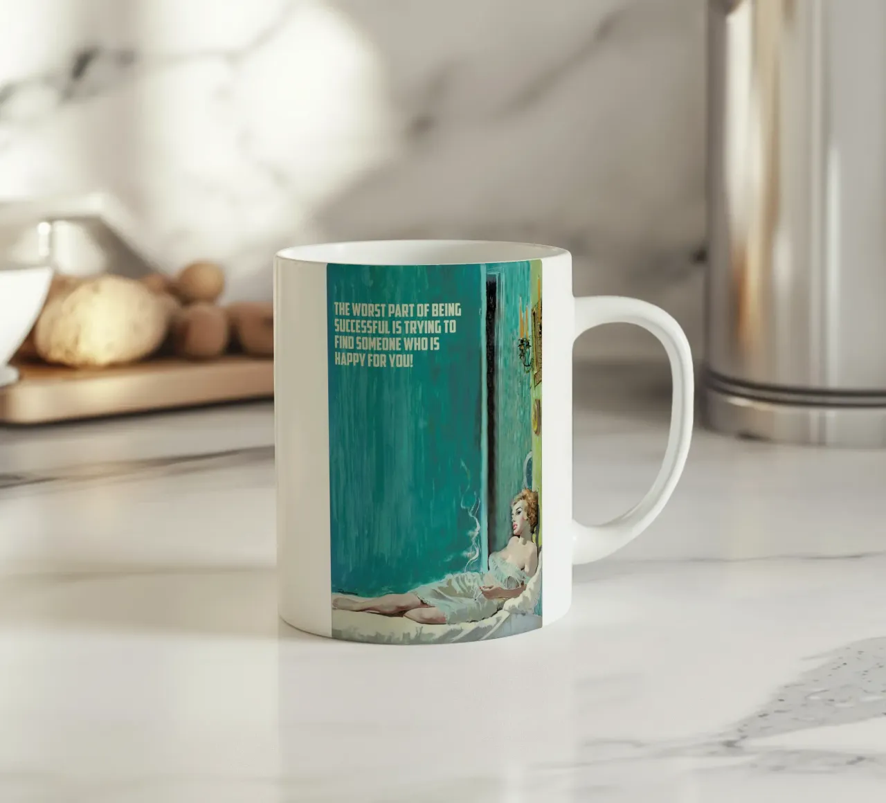 The Worst Part Of Being tazza in ceramica da Gallery Print and Art Limited