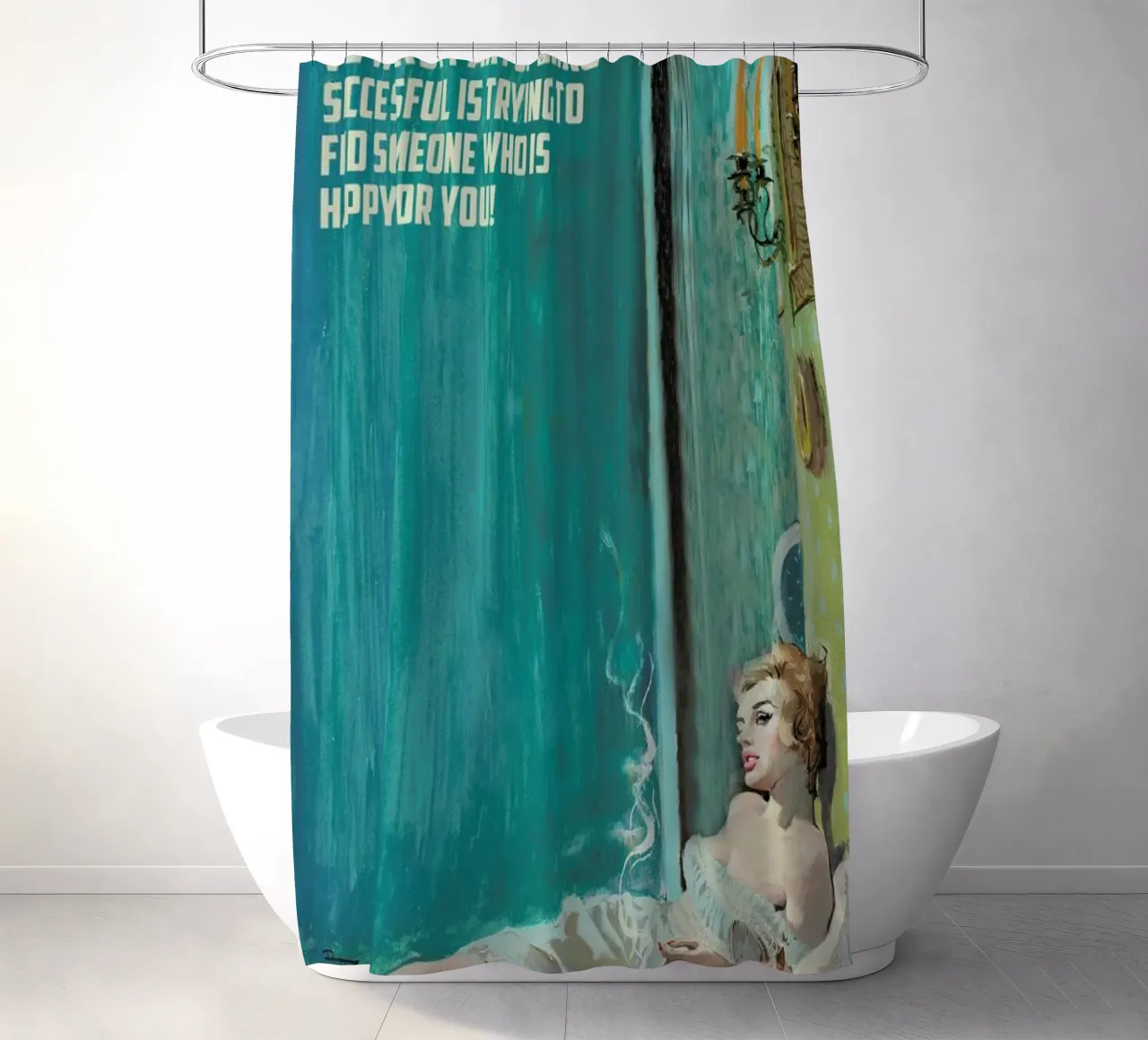 The Worst Part Of Being tenda da doccia da Gallery Print and Art Limited