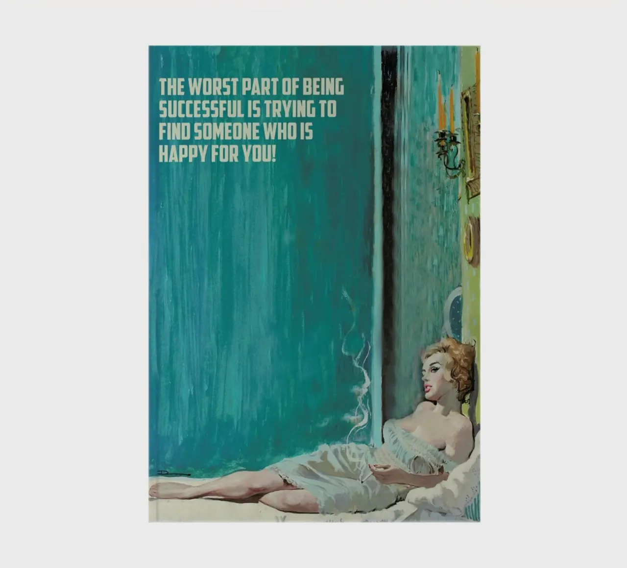 The Worst Part Of Being notebook by Gallery Print and Art Limited