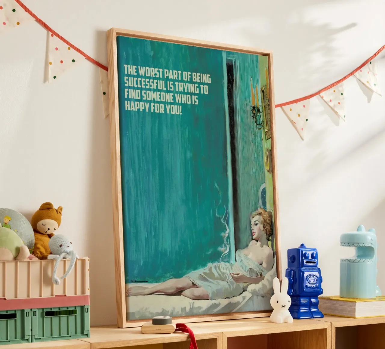 The Worst Part Of Being tela da Gallery Print and Art Limited