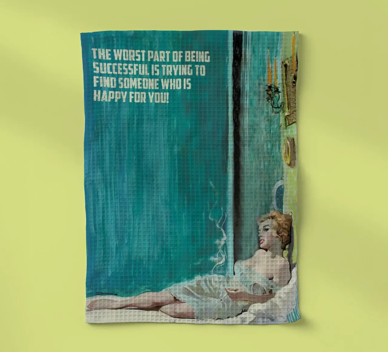 The Worst Part Of Being canovaccio da cucina da Gallery Print and Art Limited