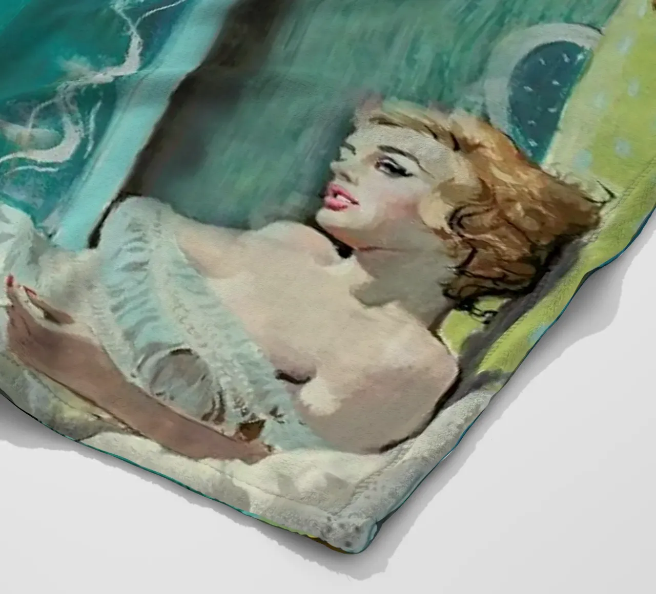 The Worst Part Of Being coperta in pile da Gallery Print and Art Limited