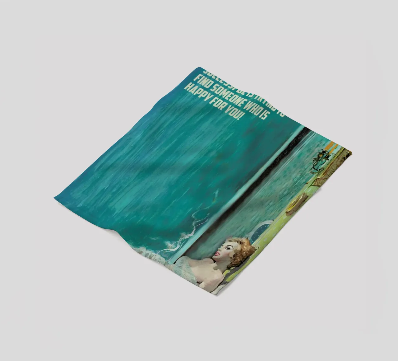 The Worst Part Of Being coperta in pile da Gallery Print and Art Limited