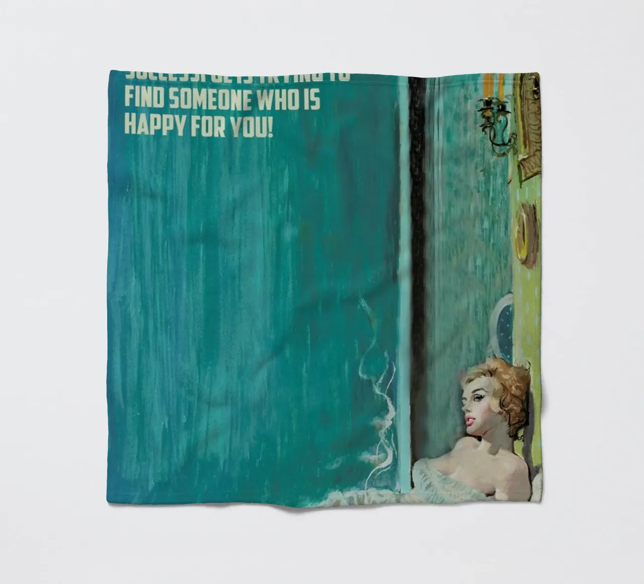 The Worst Part Of Being coperta in pile da Gallery Print and Art Limited