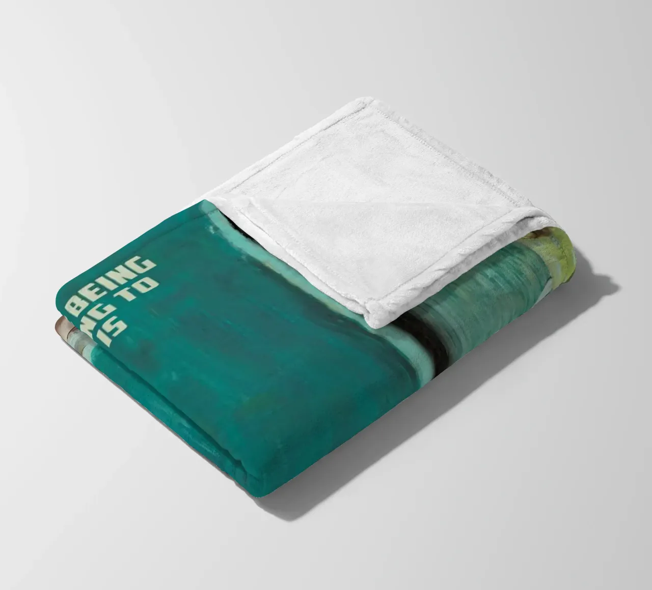 The Worst Part Of Being coperta in pile da Gallery Print and Art Limited