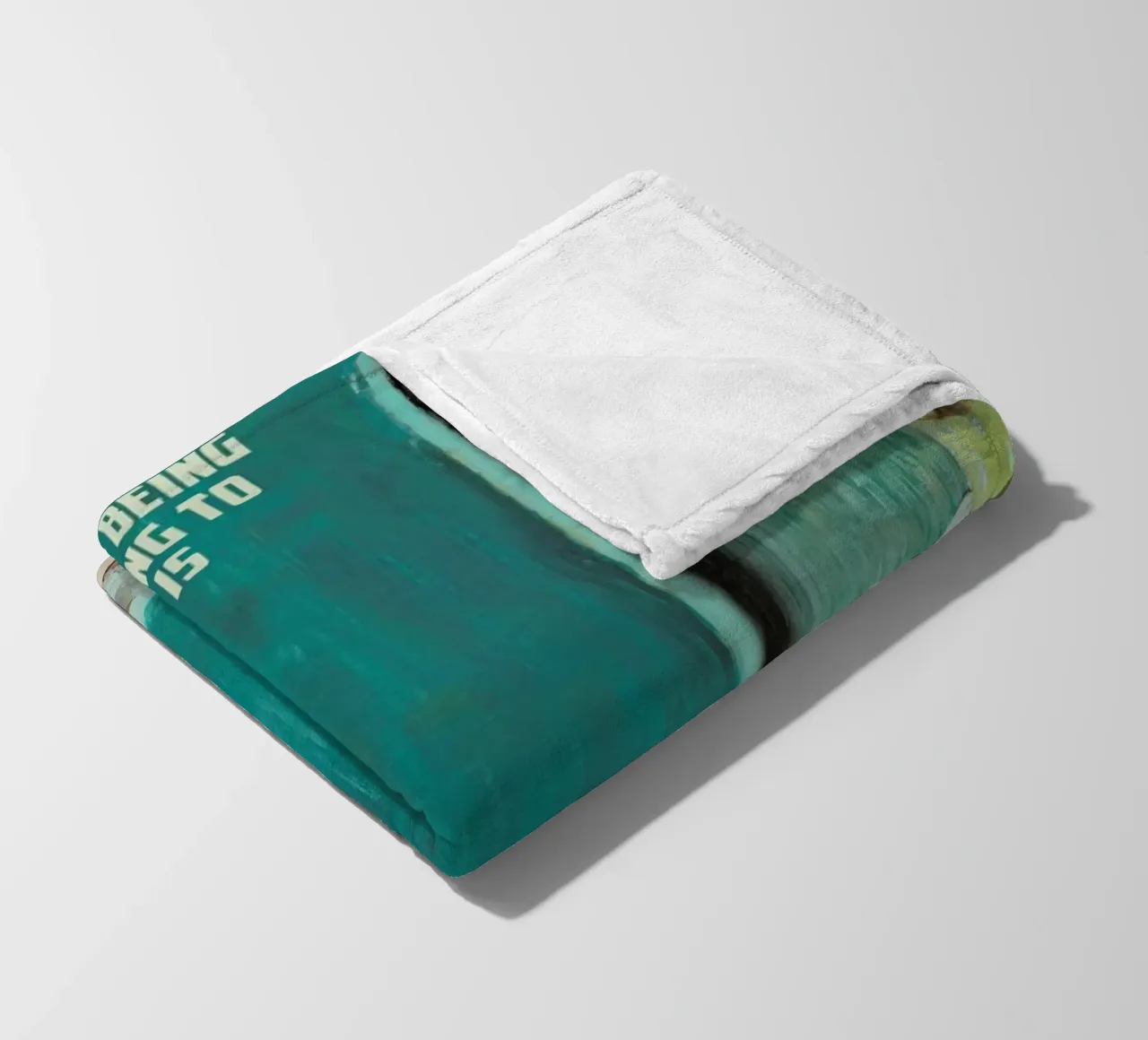 The Worst Part Of Being coperta in pile da Gallery Print and Art Limited