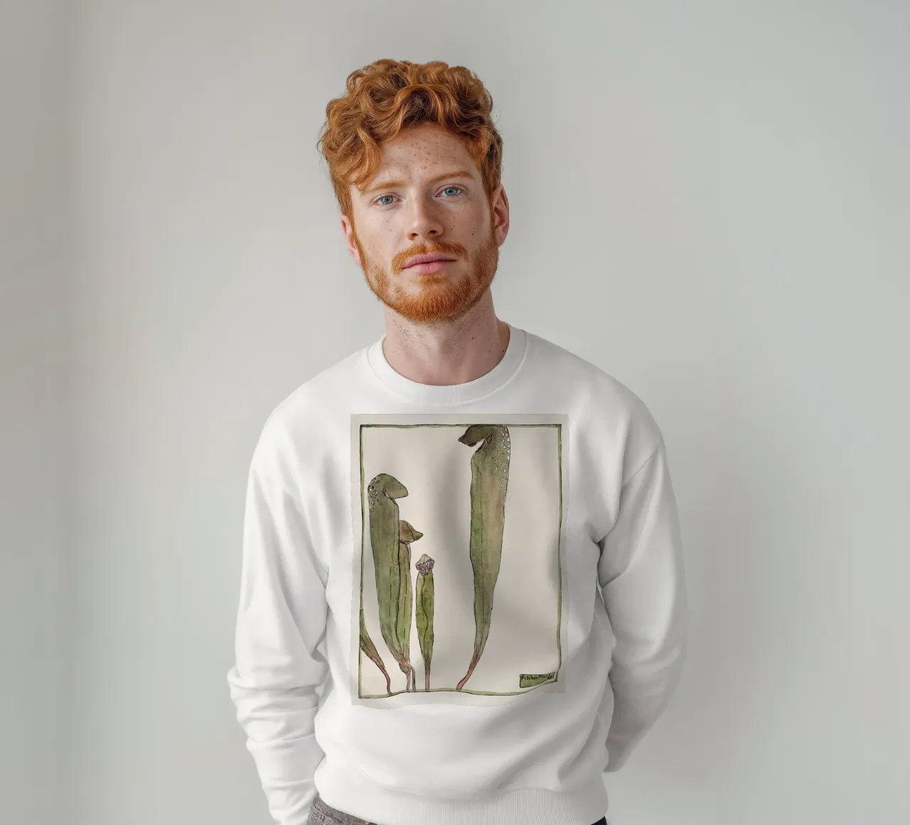 Hannah Overbeck: Pianta brocca - Arti e Mestieri Botanici (19 felpa da ClubArt