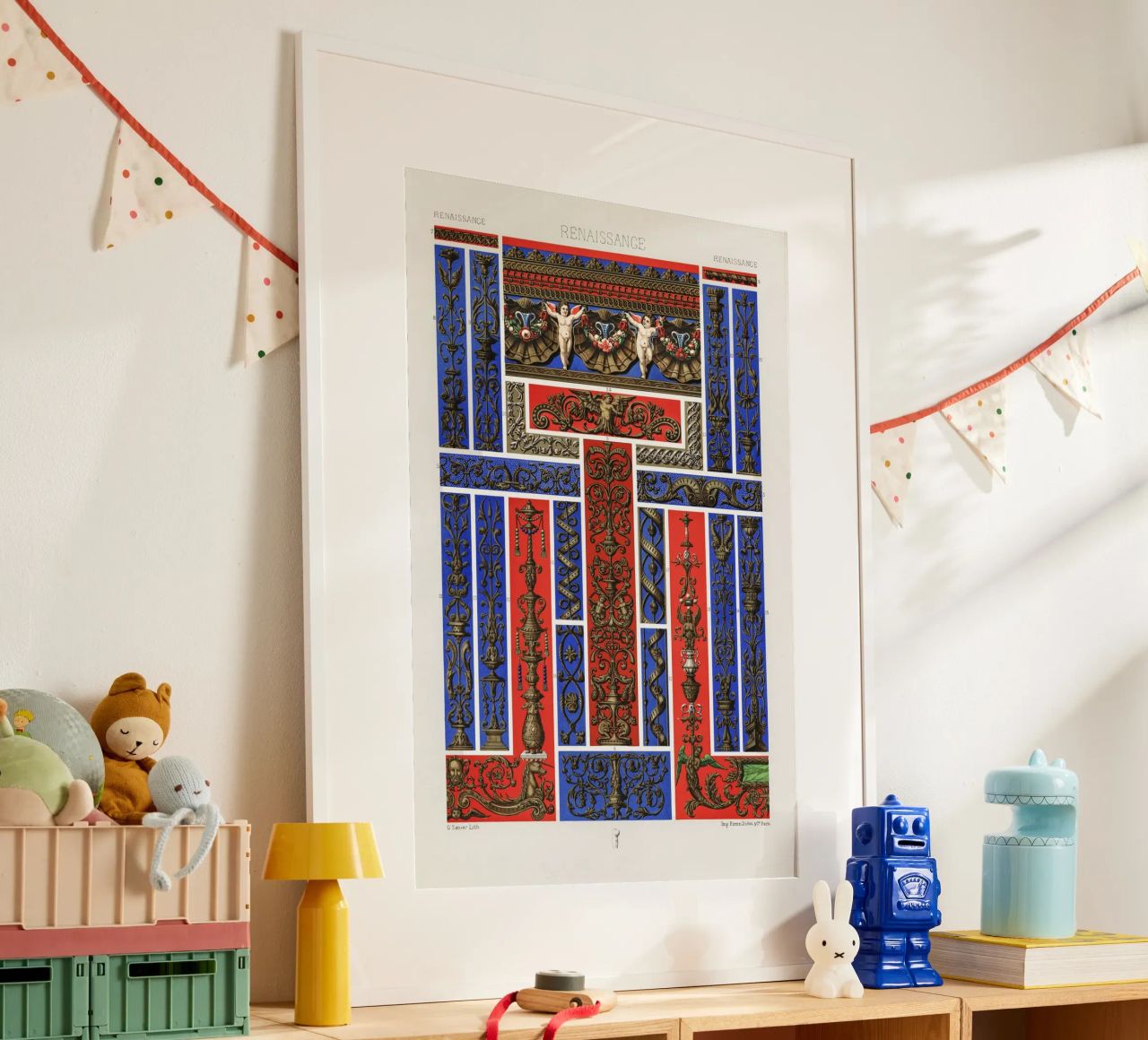 Albert Racine: Renaissance Ornaments - Historical Decorative poster by ClubArt