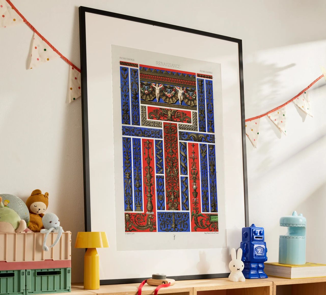 Albert Racine: Renaissance Ornaments - Historical Decorative poster by ClubArt