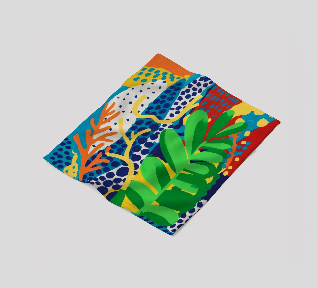 Groene chromatische jungle fleecedeken van Dawn Light