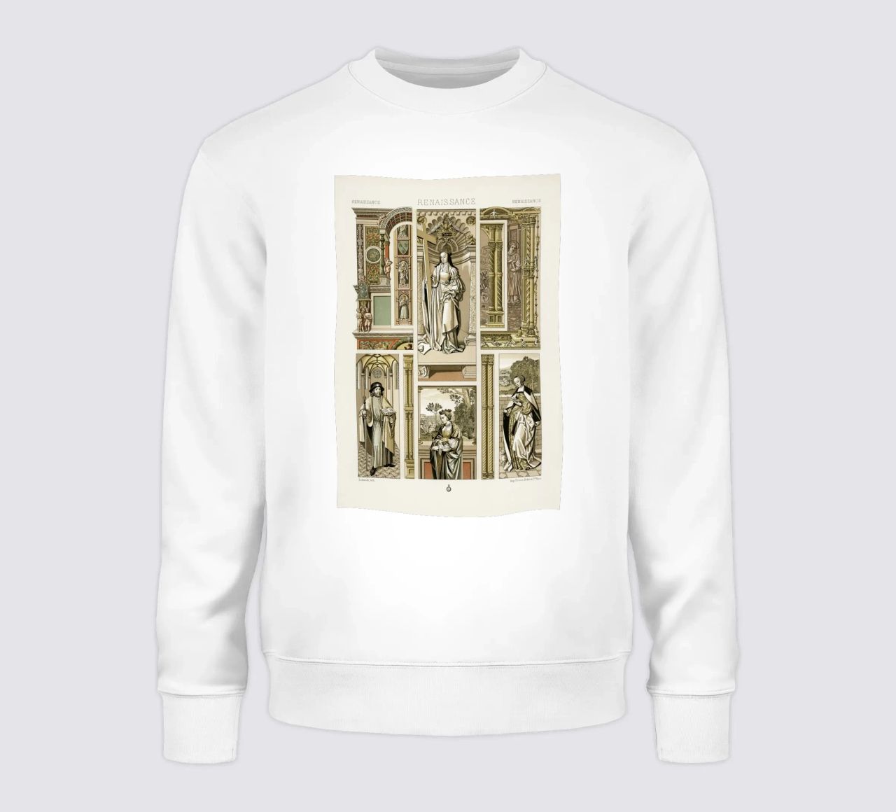 Albert Racine: Renaissance Figures & Architecture - Historic sweatshirt by ClubArt