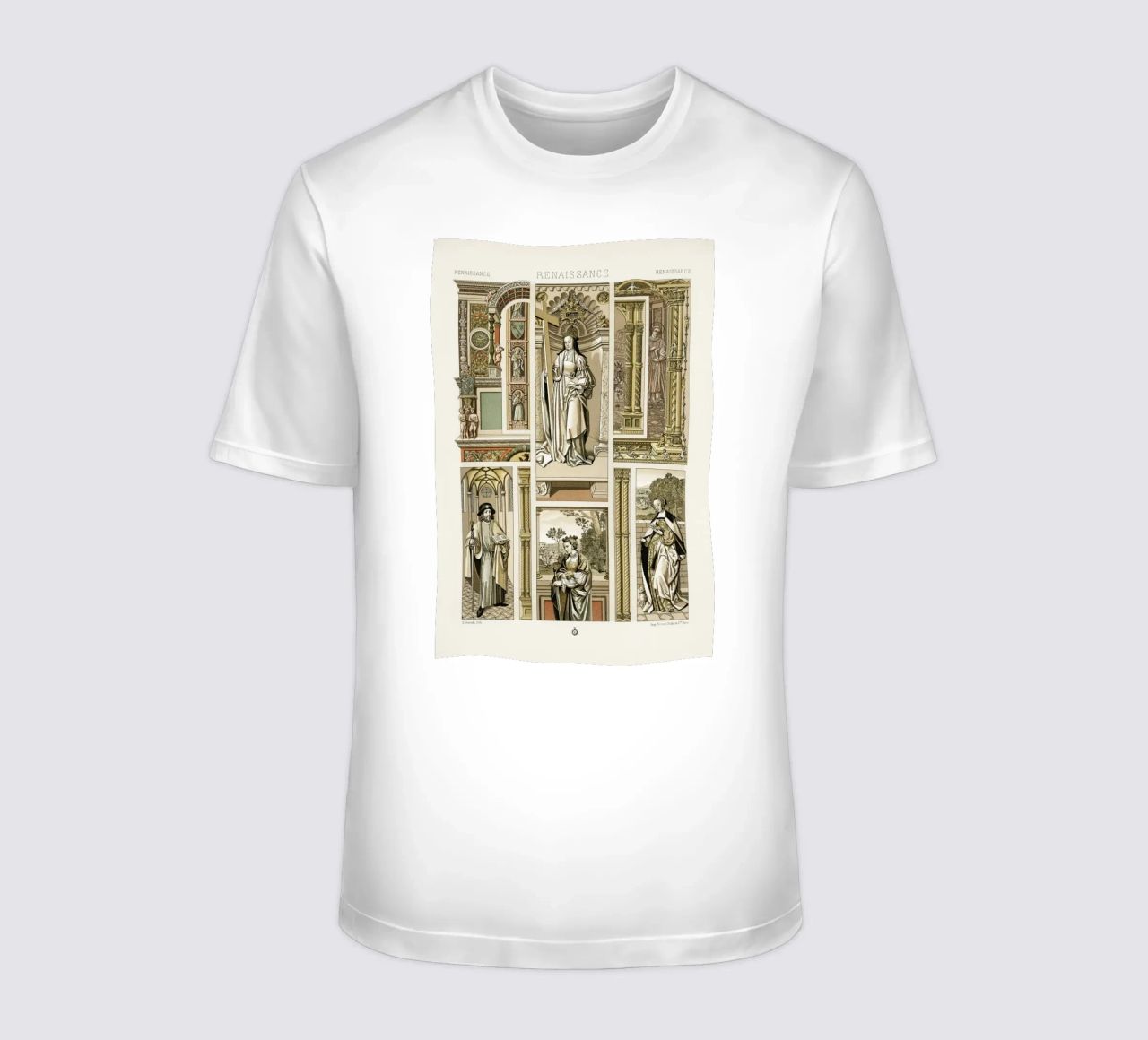 Albert Racine: Renaissance Figures & Architecture - Historic t-shirt by ClubArt