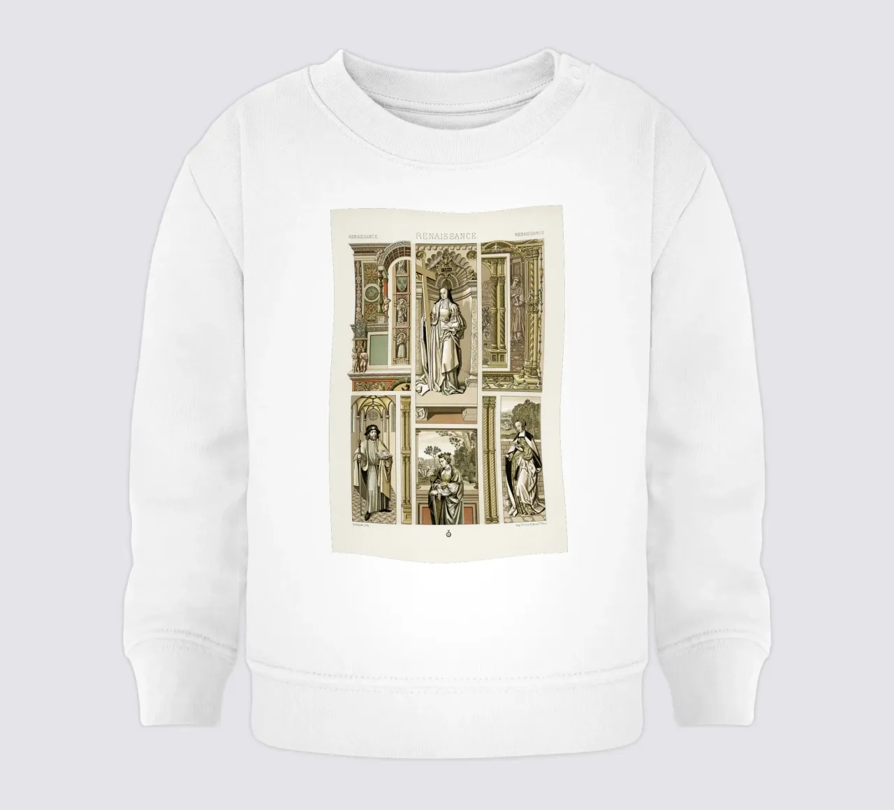 Albert Racine: Figure e architettura del Rinascimento - Storico felpa neonato da ClubArt