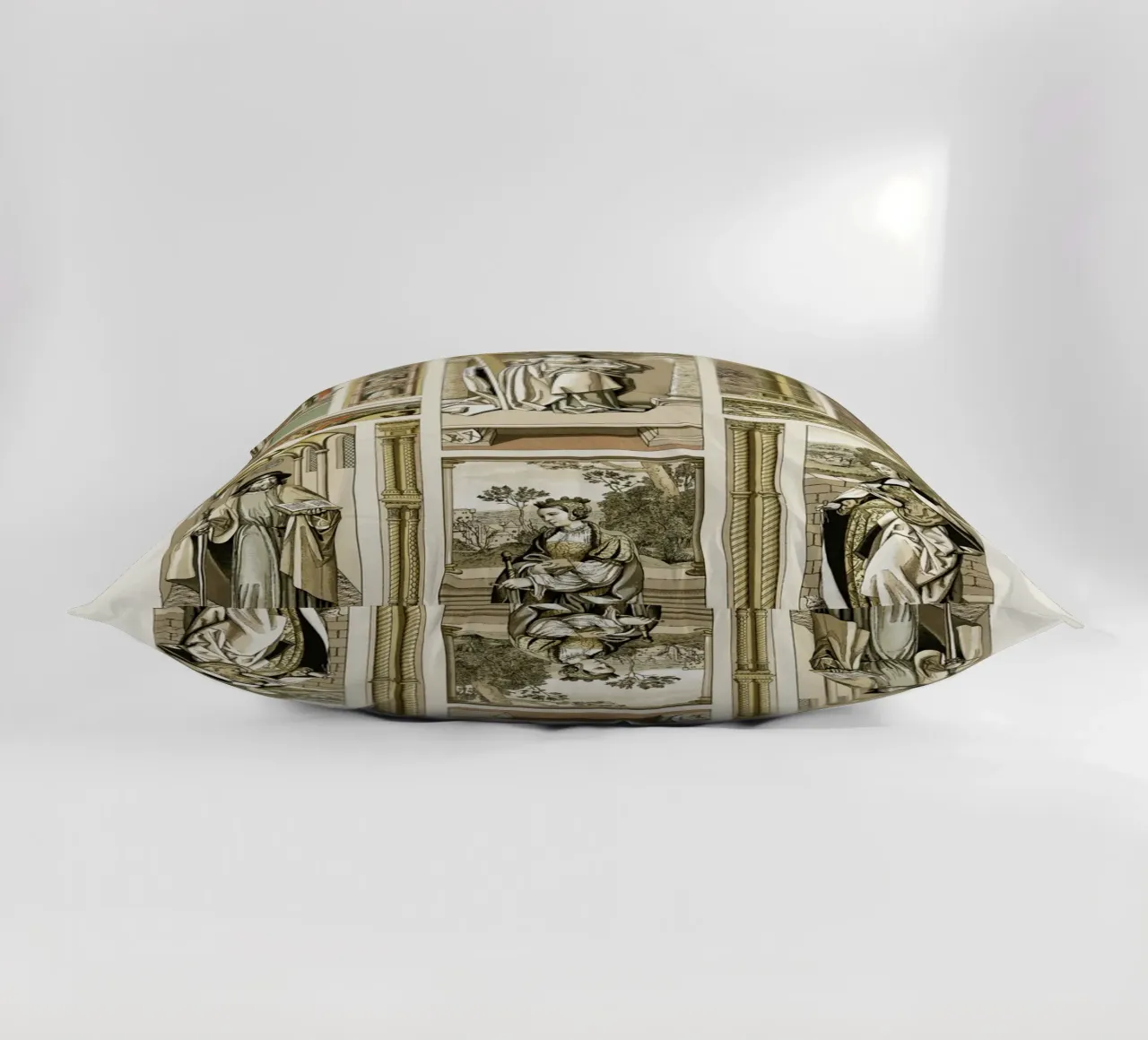Albert Racine: Figure e architettura del Rinascimento - Storico cuscino da ClubArt