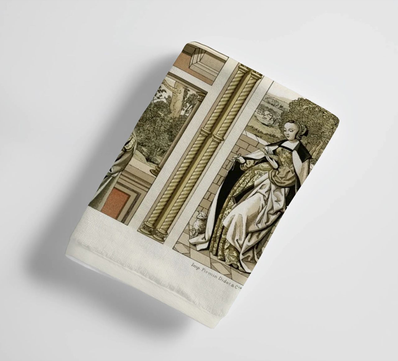 Albert Racine: Renaissance Figures & Architecture - Historic serviette de bain de ClubArt