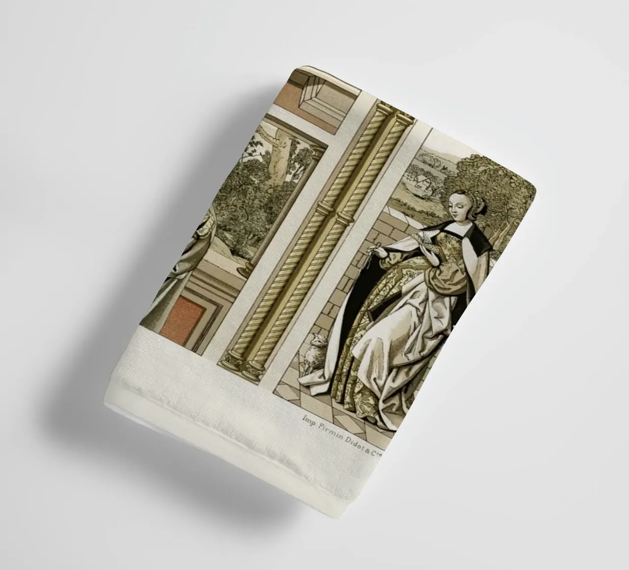 Albert Racine: Renaissancefiguren und Architektur - Historic Handtuch von ClubArt
