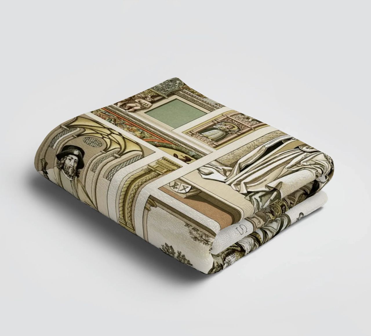 Albert Racine: Renaissance Figures & Architecture - Historic serviette de bain de ClubArt