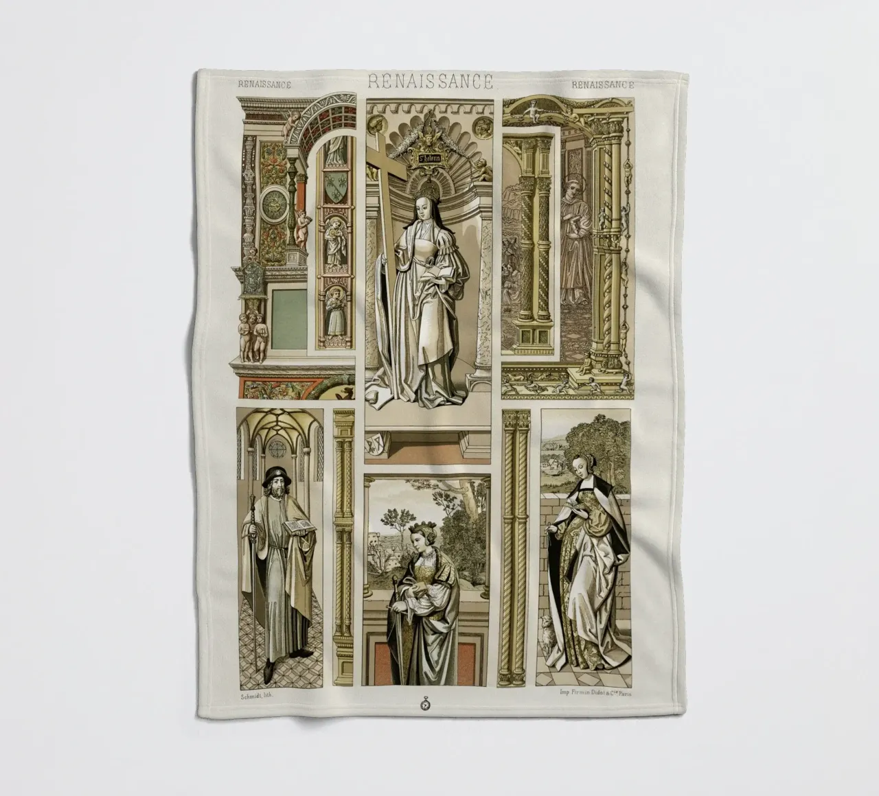 Albert Racine: Figure e architettura del Rinascimento - Storico coperta in pile da ClubArt